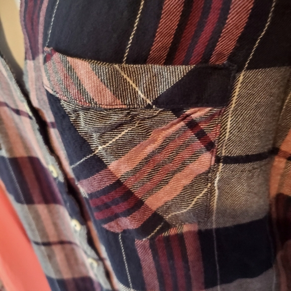 Vintage America Blues sz L Embroidered Flannel - Picture 5 of 9